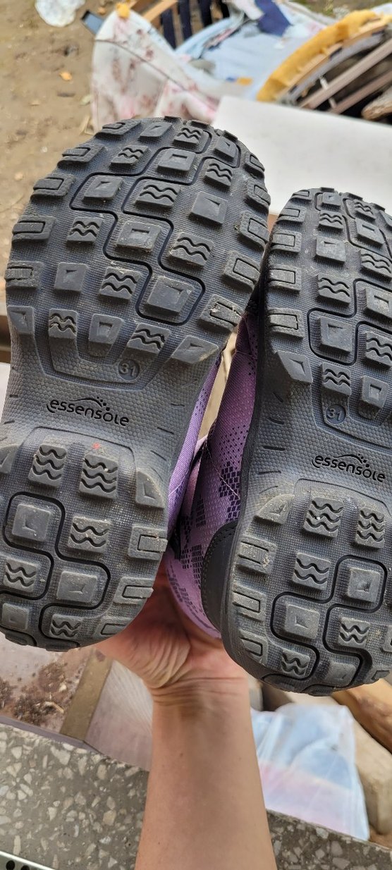 Kız Çocuk Mor Yılan Desenli Kaymaz Bot - Görsel 4