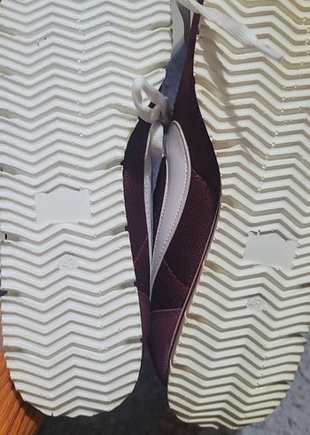 Bordo erkek Spor Ayakkabı Elastik Bağcıklı - Görsel 2