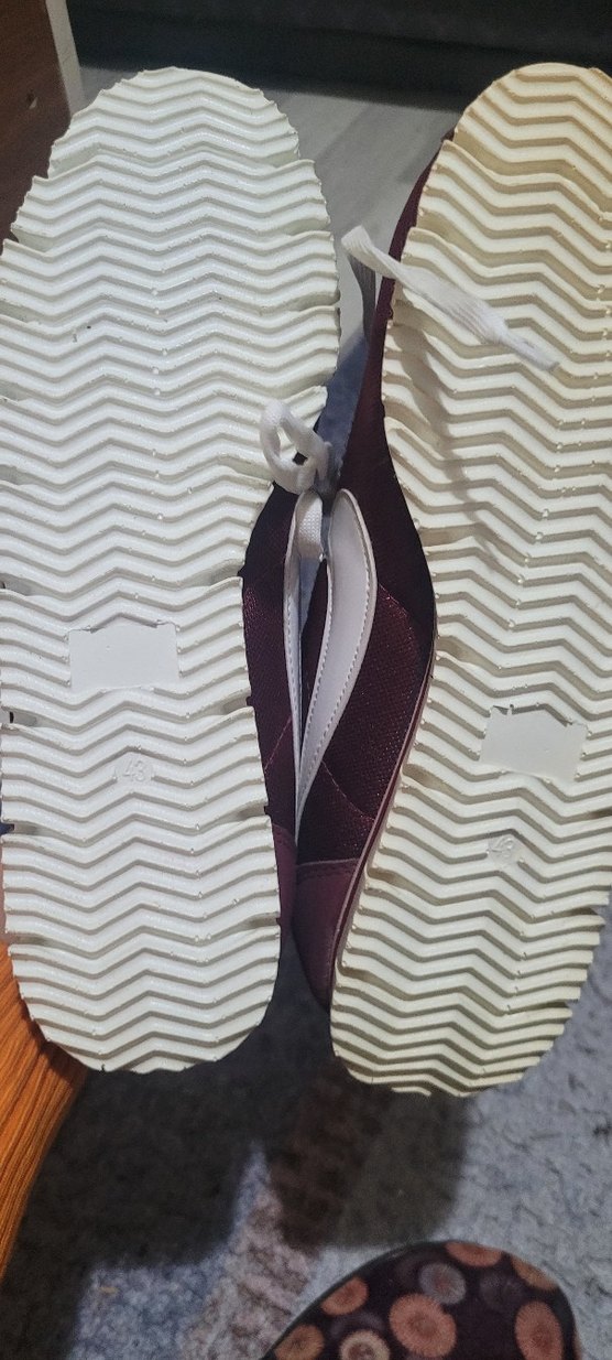 Bordo erkek Spor Ayakkabı Elastik Bağcıklı - Görsel 2