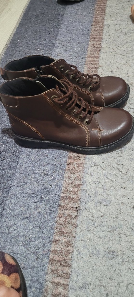 Kahverengi Deri Erkek Bot 36 numara - Görsel 2