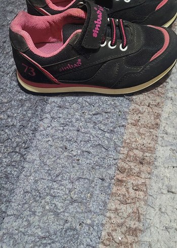 Kız Çocuk Pembe Velcro Spor Ayakkabı - Görsel 2