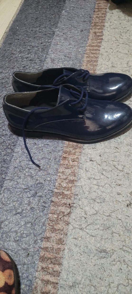 Mavi Rugan Stiletto Klasik  erkekAyakkabı - Görsel 2