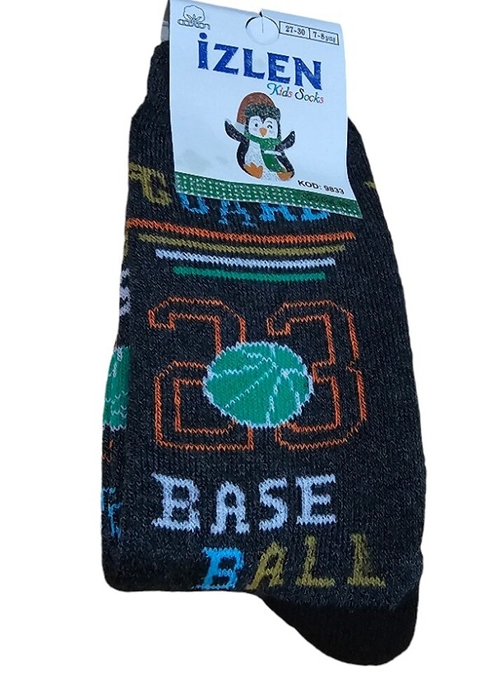 6 adet 27/30 numara 7/8 yaş havlu çorap  - Görsel 2