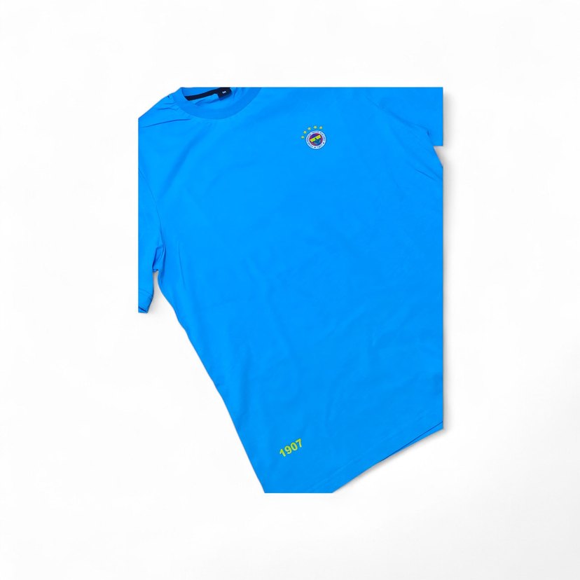 Fenerbahçe Taraftar Erkek Bisiklet Yaka Tişört - Görsel 4