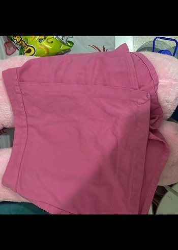 Pembe  Şortu  etek - Görsel 2