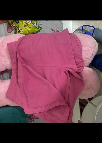 Pembe  Şortu  etek - Görsel 3