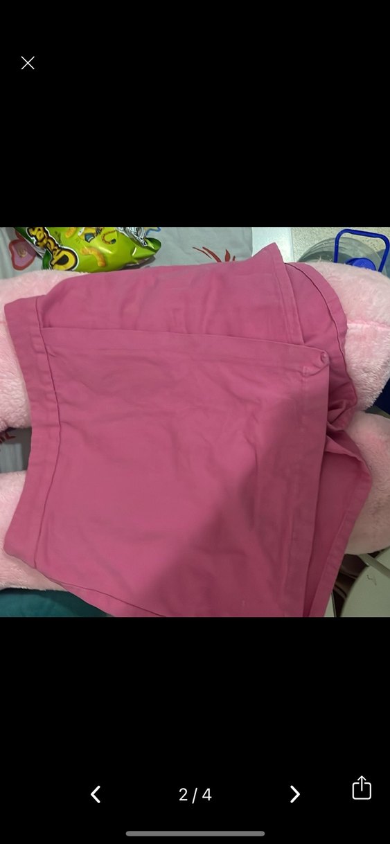 Pembe  Şortu  etek - Görsel 2