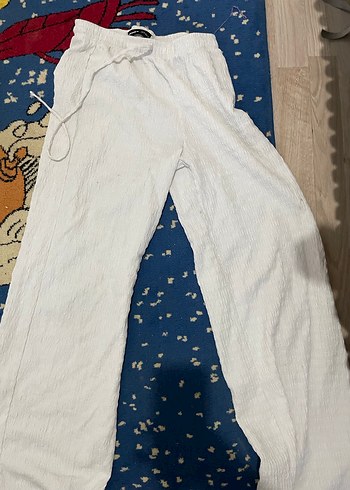 Bershka beyaz pallazzo alt - Görsel 2