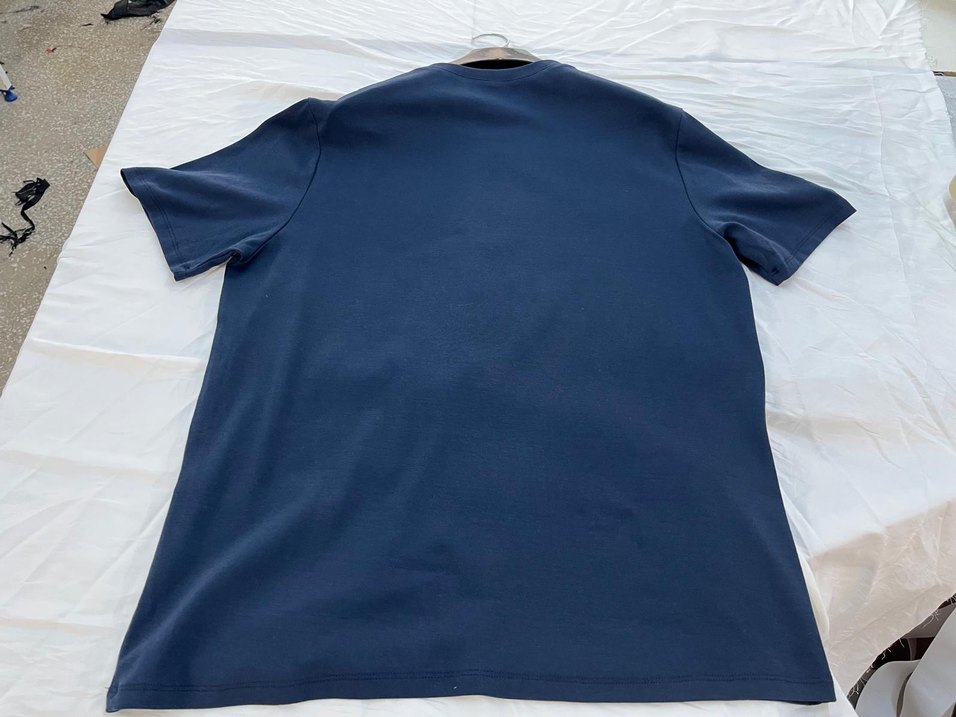 Lacivert Kısa Kollu Erkek Tişört - Görsel 2