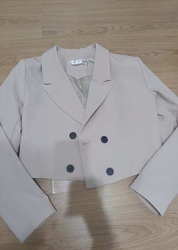 Diğer Bej Kadın Blazer Ceket