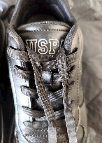 Siyah Bağcıklı Kadın Spor Ayakkabı - Görsel 3