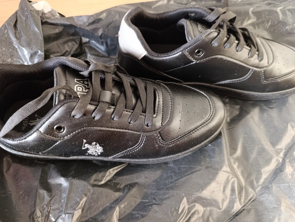 Siyah Bağcıklı Kadın Spor Ayakkabı - Görsel 2