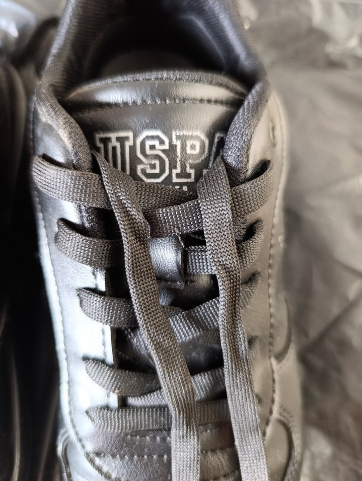 Siyah Bağcıklı Kadın Spor Ayakkabı - Görsel 3