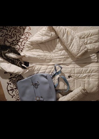 Gri Deri Kadın Omuz Çantası - Görsel 2