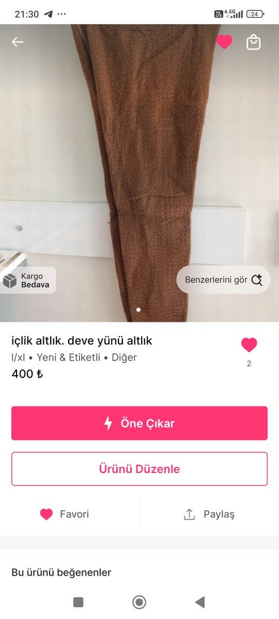 gerçek deve yünü - Görsel 2