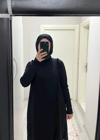 Nuss Merserize Siyah Tunik 1 Beden