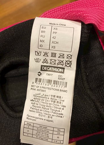 Decathlon Oxelo Koruyucu Pedler - Pembe - Görsel 2