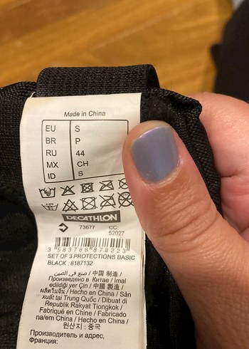 Decathlon Oxelo Koruyucu Pedler - Siyah - Görsel 2