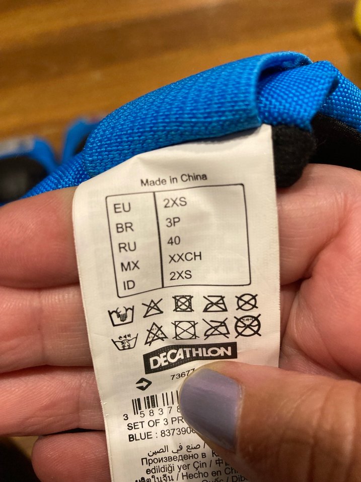 Decathlon Oxelo Koruyucu Pedler - Mavi - Görsel 2