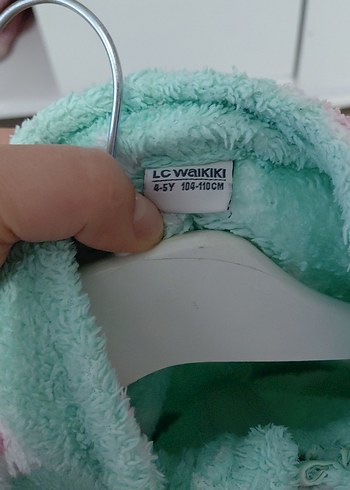 5 Yaş Beden Kız Çocuk Yeşil Desenli Fermuarlı Ceket