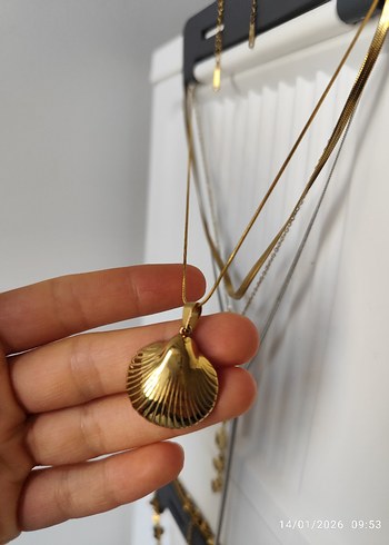 Çelik kolye seti (7tane) - Görsel 3