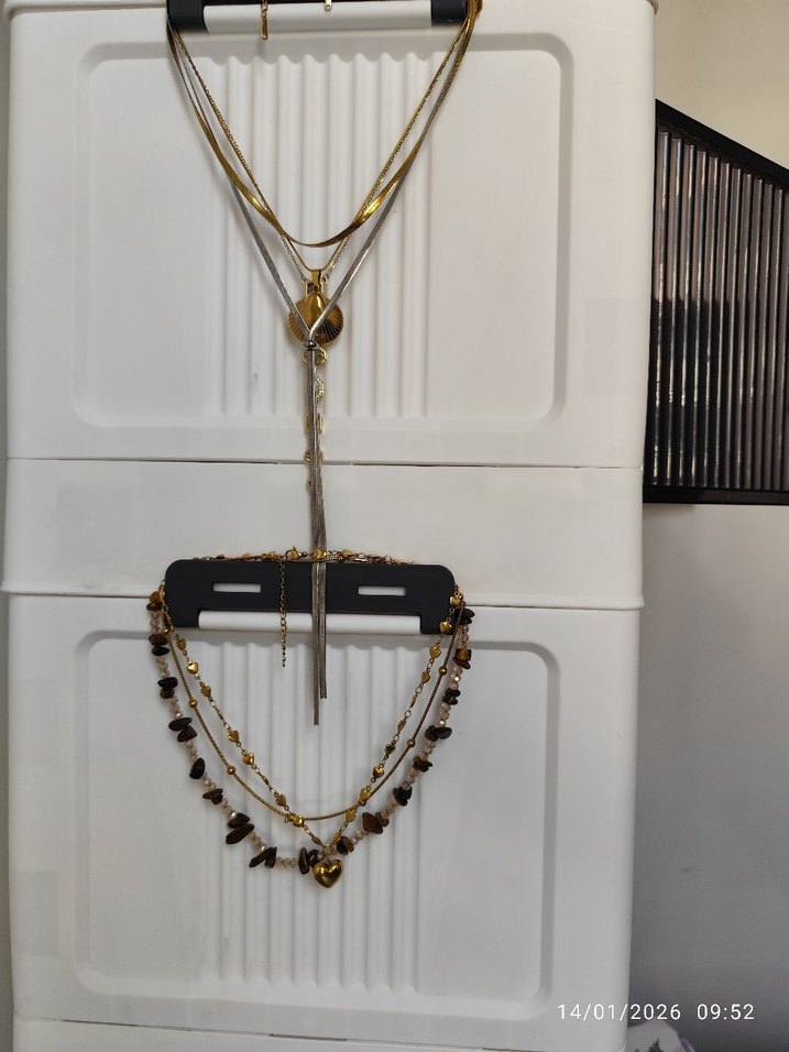 Çelik kolye seti (7tane) - Görsel 5