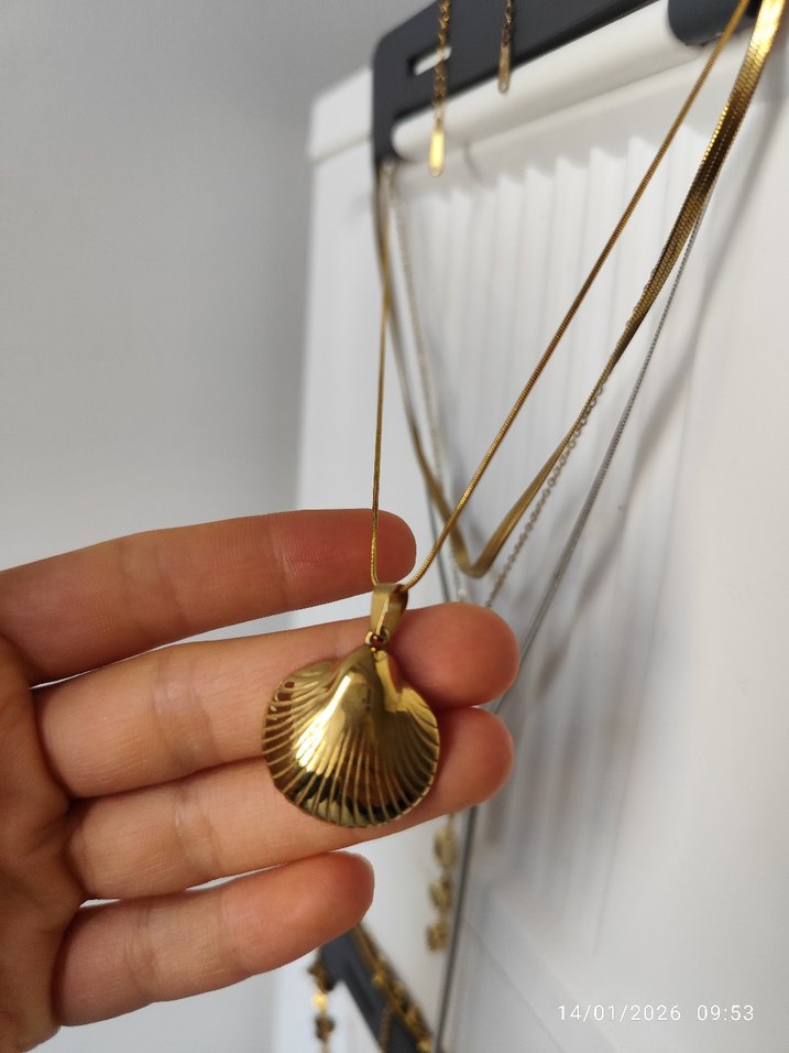 Çelik kolye seti (7tane) - Görsel 3