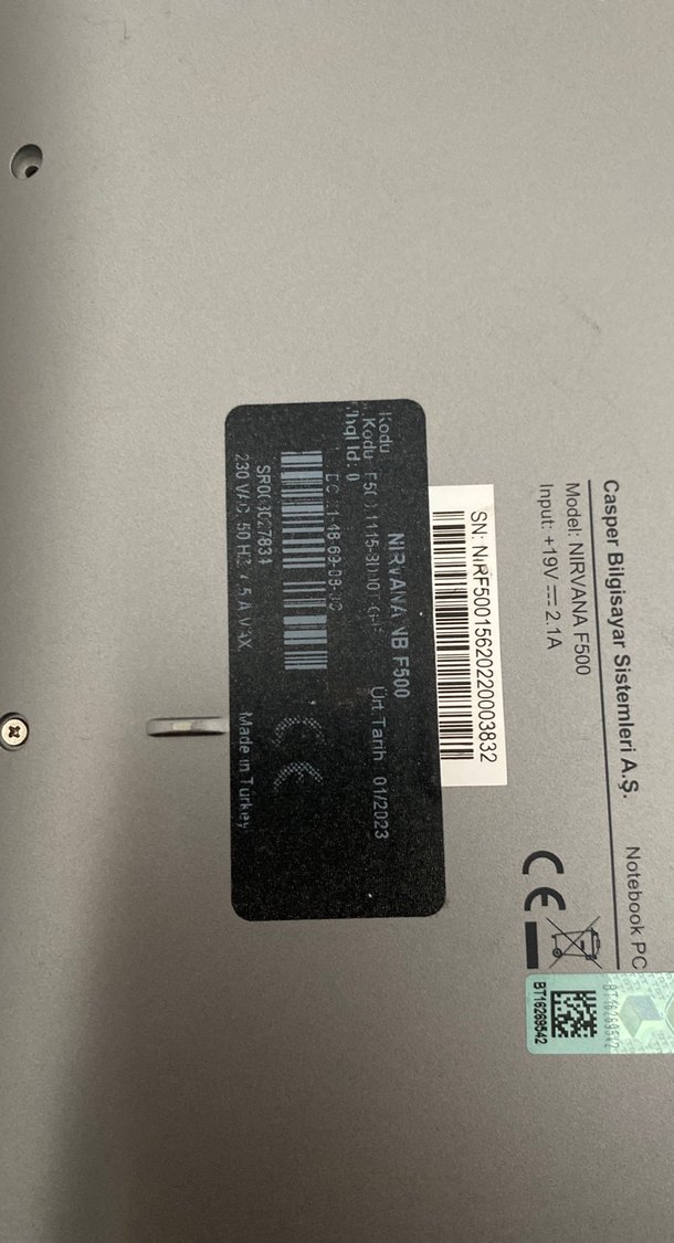 Casper Nirvana Laptop - Görsel 2