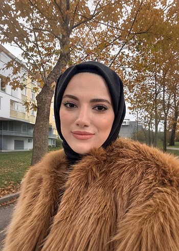 Kahverengi  Kadın Kürk Mont - Görsel 2