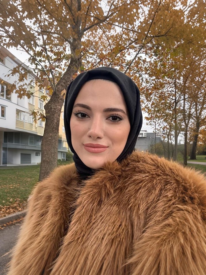 Kahverengi  Kadın Kürk Mont - Görsel 2