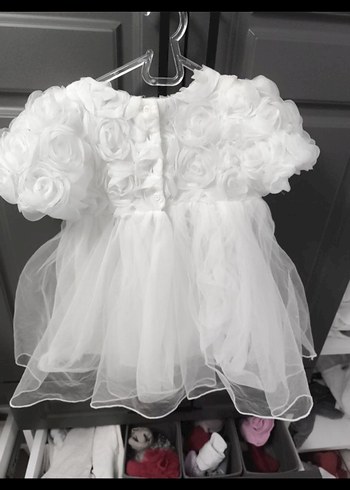 1-2 yaş elbise 20  no ayakkabı+ 1 yaş toka - Görsel 3