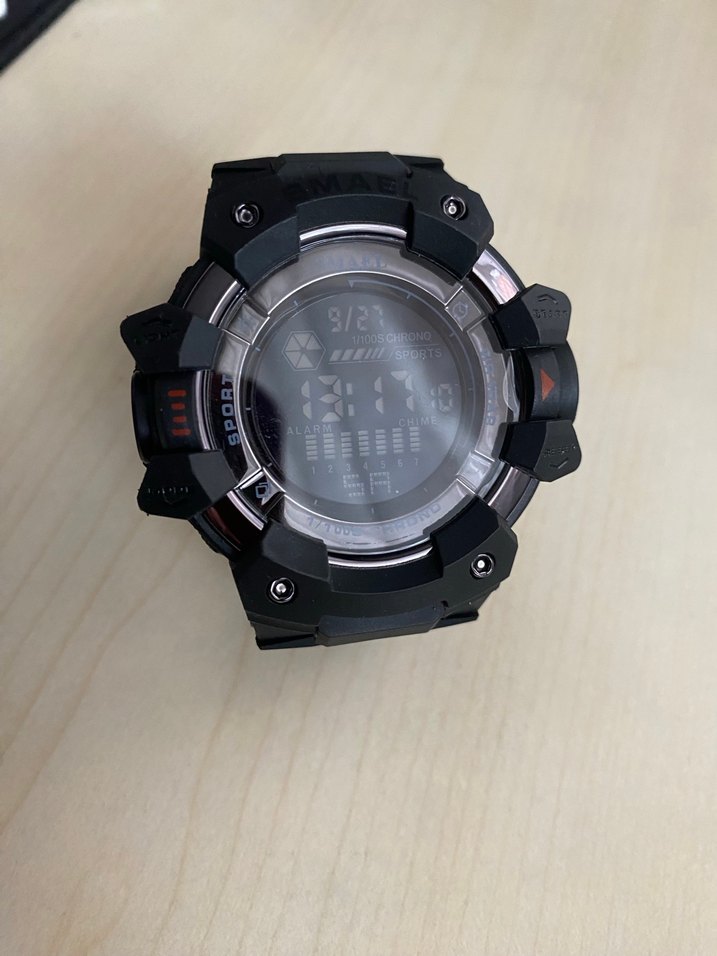 Siyah Dijital Biker Spor Erkek Saati - Görsel 5