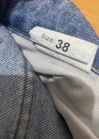 Mavi Rahat Kesim Midi Jean - Görsel 4