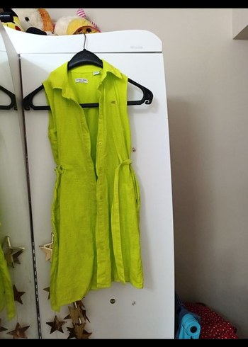 U.S. Polo ASSN Yeşil Kız Çocuk gömlek - Görsel 6