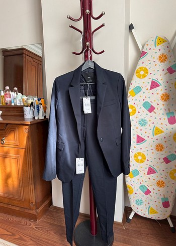 Etiketli Mango Lacivert Kadın Blazer Ceket - Görsel 3