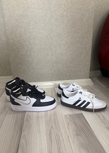 İki Ayakkabı Tek fiyat Nike Air Force 1 ve Adidas Samba - Görsel 4