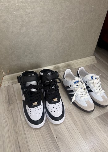 İki Ayakkabı Tek fiyat Nike Air Force 1 ve Adidas Samba - Görsel 3