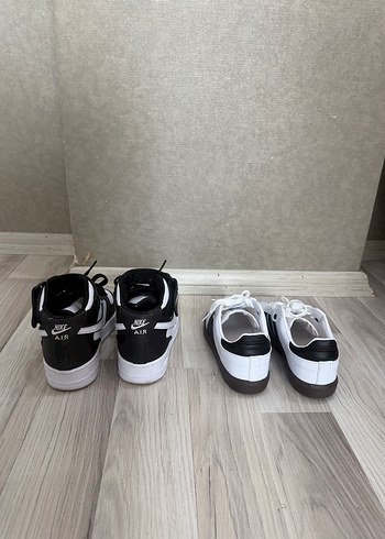 İki Ayakkabı Tek fiyat Nike Air Force 1 ve Adidas Samba - Görsel 5
