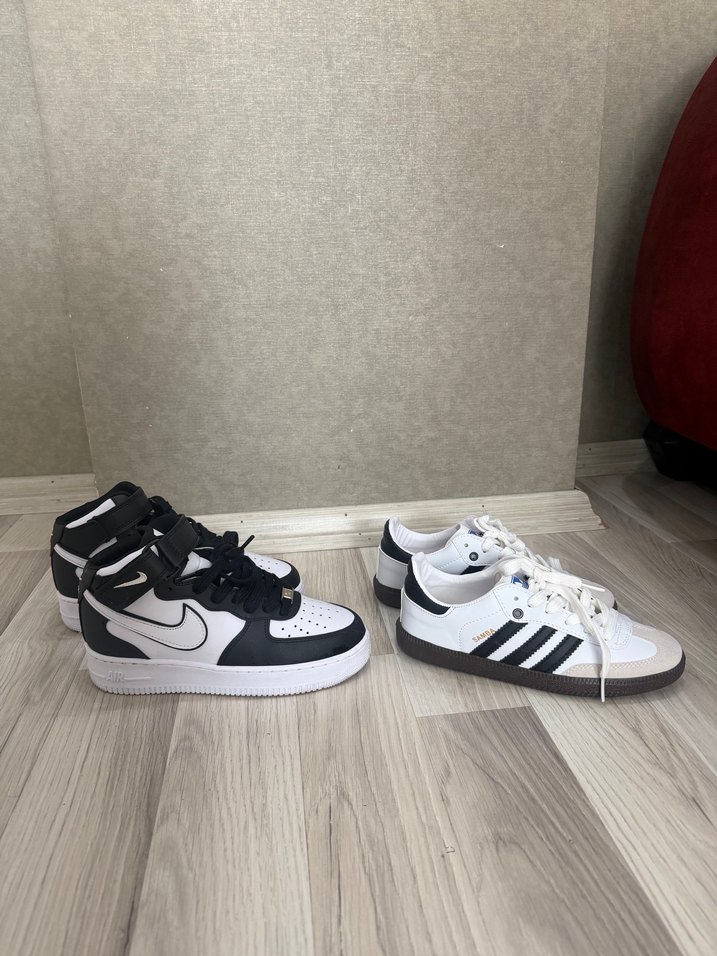 İki Ayakkabı Tek fiyat Nike Air Force 1 ve Adidas Samba - Görsel 4
