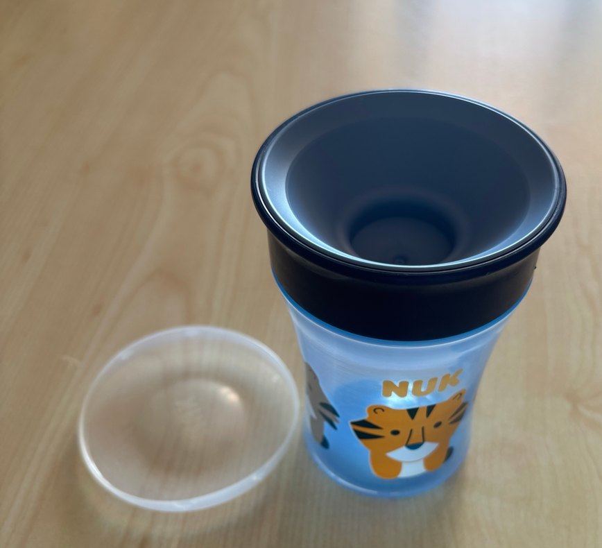 NUK ALIŞTIRMA BARDAĞI MAVİ - Görsel 3