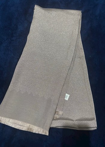 AKER SPORTS KENDİNDEN DESENLİ BEJ ŞAL