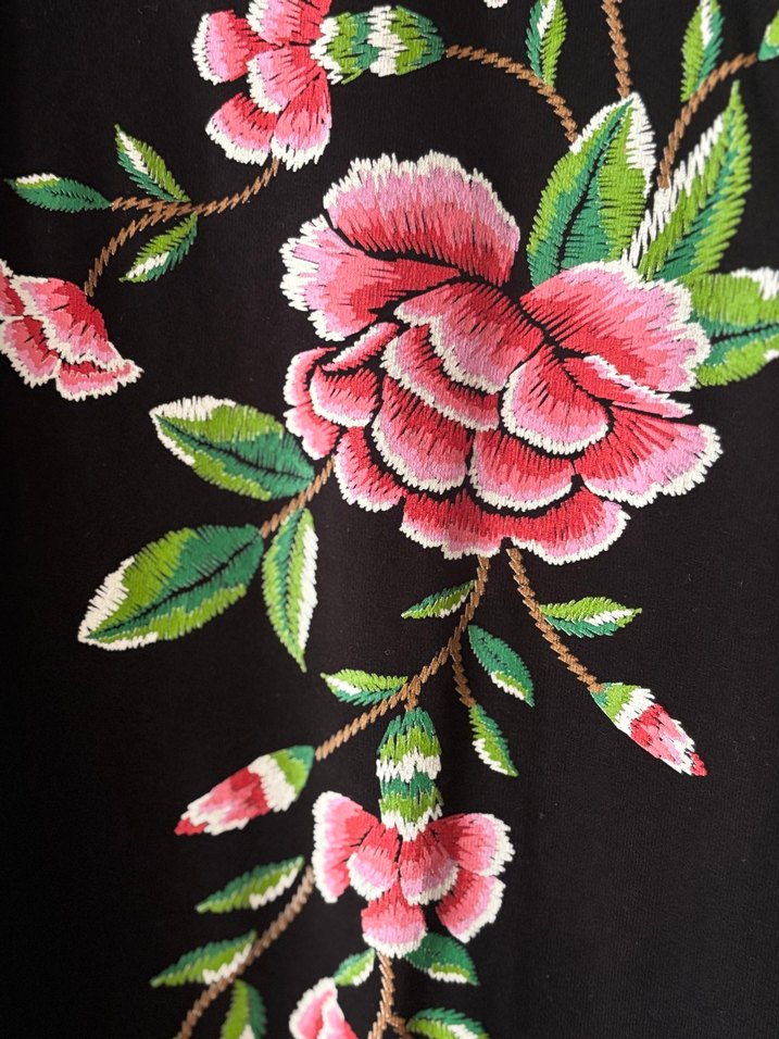 NAKIŞ İŞLEMELİ 2 ADET HAMİLE ELBİSESİ - Görsel 3