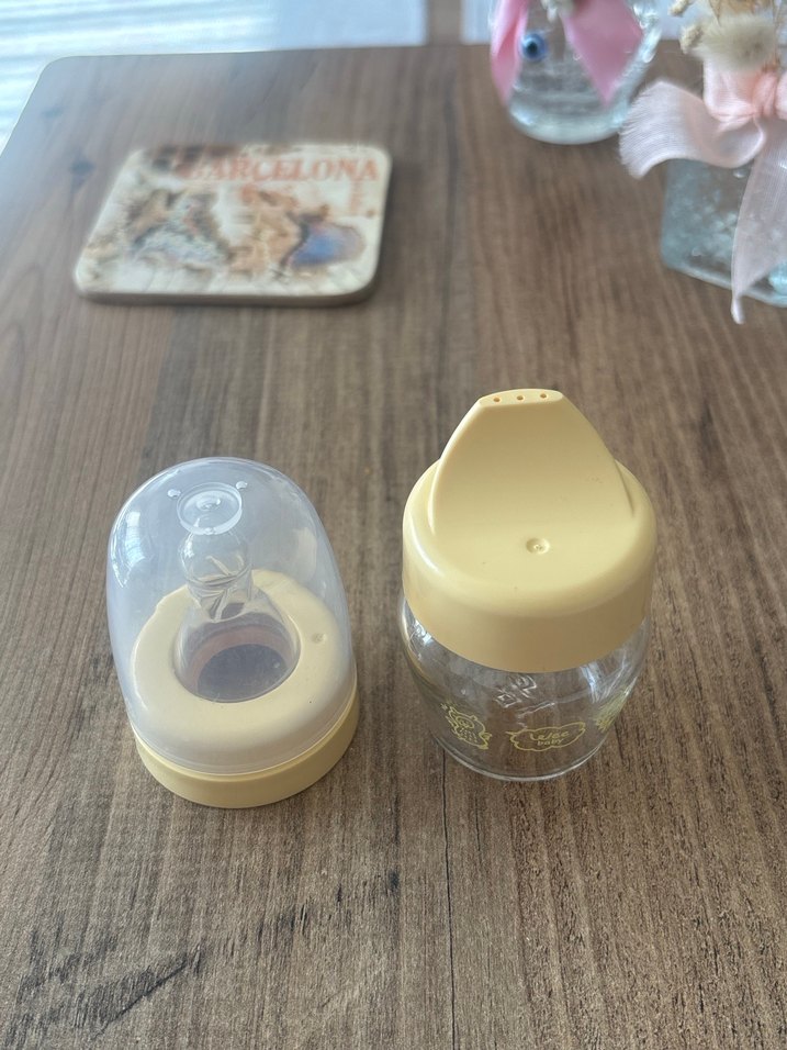 MİNİ CAM BİBERON VE BEBEK SULUĞU 2si 1 ARDA - Görsel 3