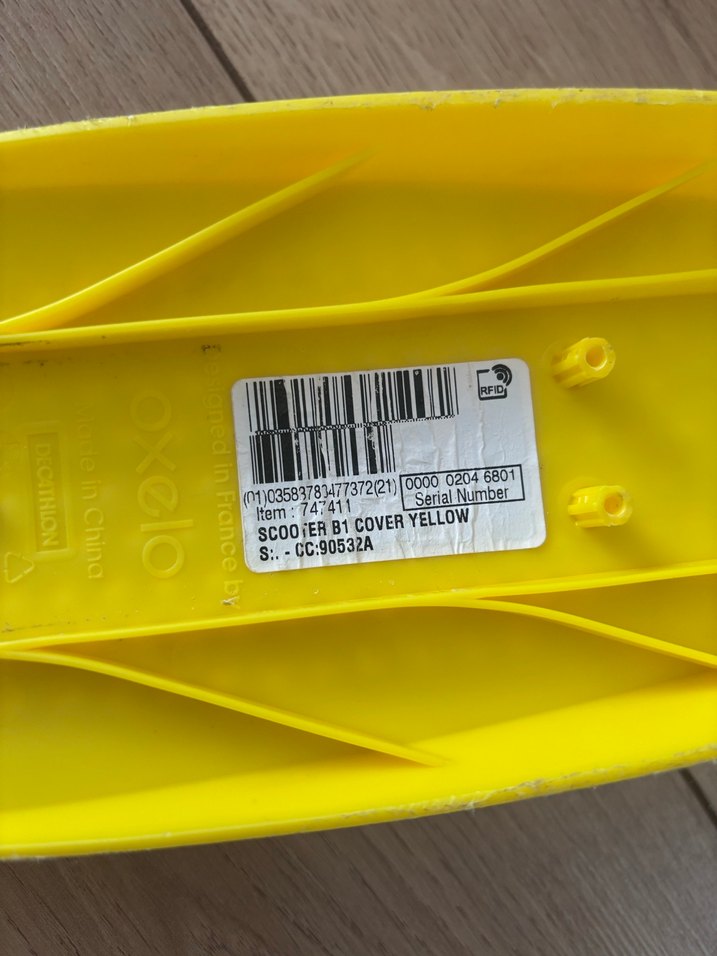 SARI DECATHLON SCOOTER GÖVDESİ - Görsel 3