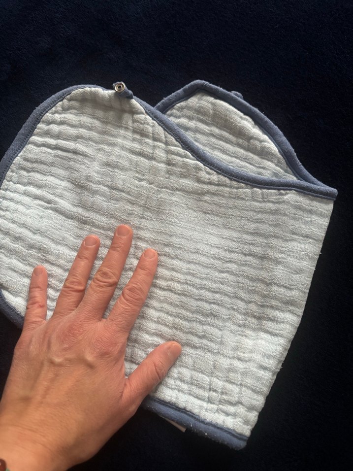 PAMUK MÜSLİN MYCEY OMUZ ÖRTÜSÜ VE ÖNLÜK - Görsel 3