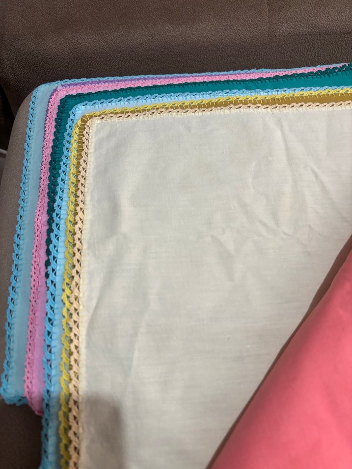 12 FARKLI RENK EL OYASI YEMEK KUMAŞ PEÇETE - Görsel 3