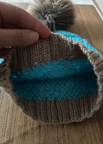 EL ÖRGÜSÜ PONPONLU ÇOCUK BERE - Görsel 2