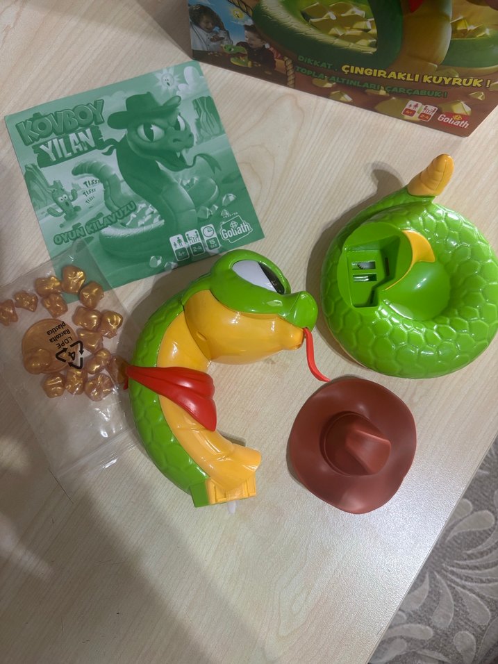Kovboy Yılan Çıngıraklı Kuyruk Kutu Oyunu - Görsel 4