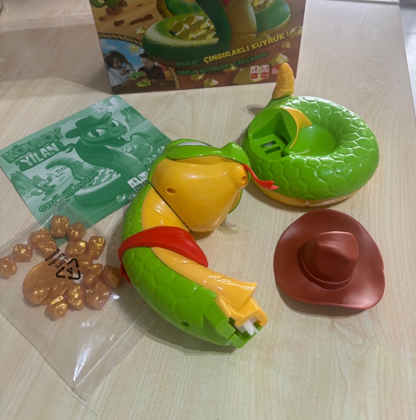 Kovboy Yılan Çıngıraklı Kuyruk Kutu Oyunu - Görsel 3