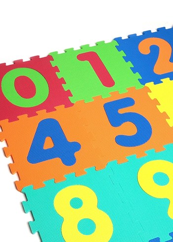 Renkli Sayı Desenli Bebek Oyun Matı